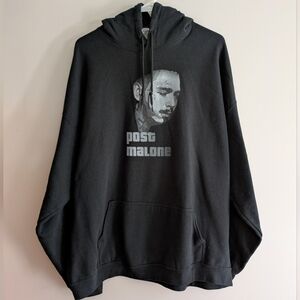 Post Malone Concert Hoodie Twelve Carat Tour 2XL Black